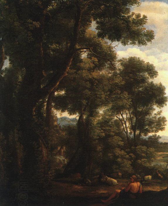 Claude Lorrain Landscape with Goatherd oil painting picture